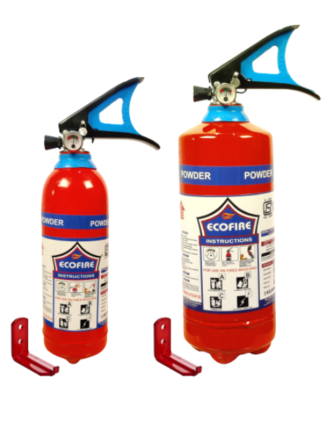 Eco Fire ABC Powder Type Fire Extinguisher In Capacity 1 Kg+ 2kg