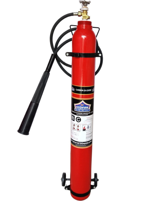 Eco Fire Co2 Type 4.5 Kg Fire Extinguisher (Red and Black) : :  Home Improvement