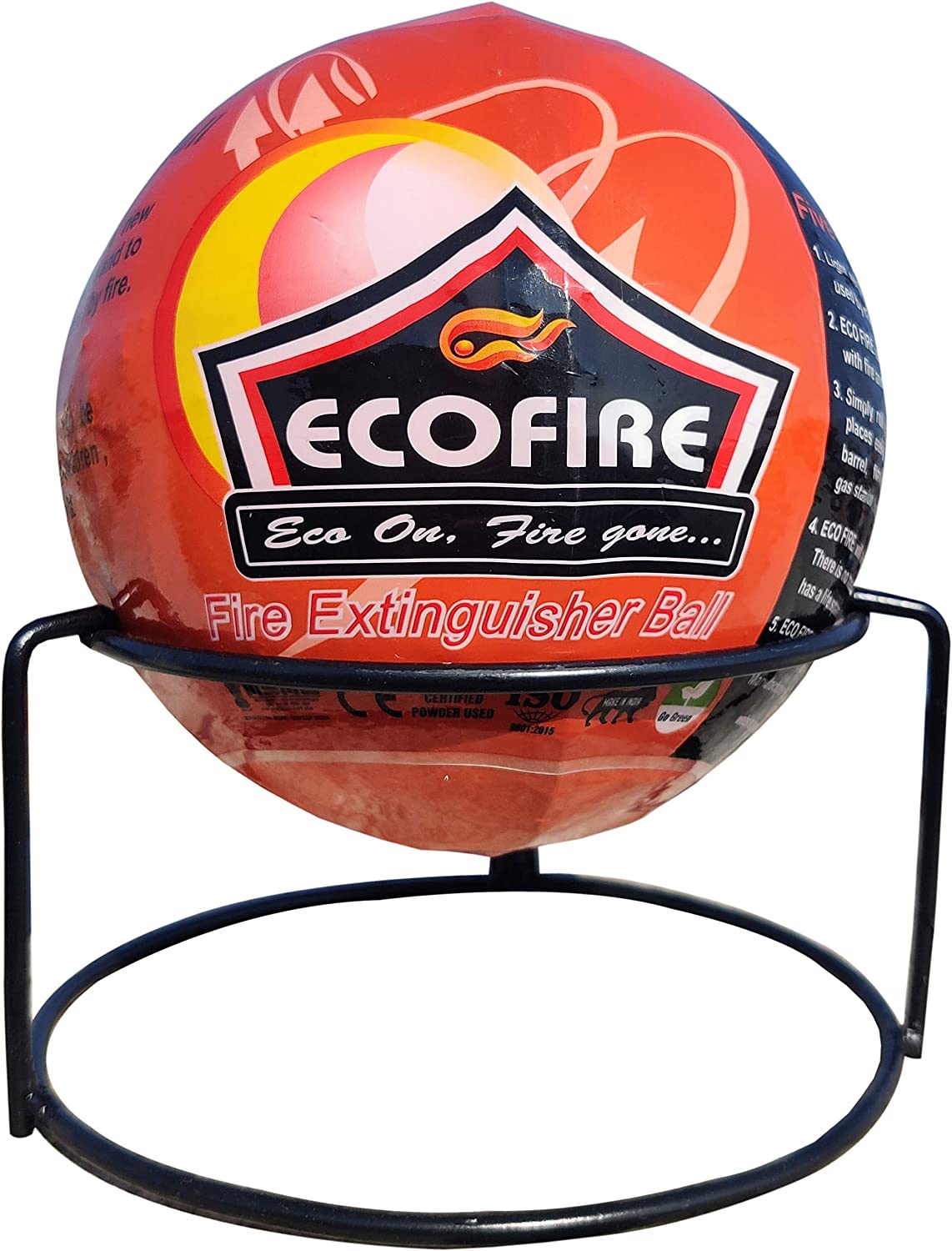 Eco Fire ABC Powder Type 2 Kg Fire Extinguisher (Red) : : Home  Improvement